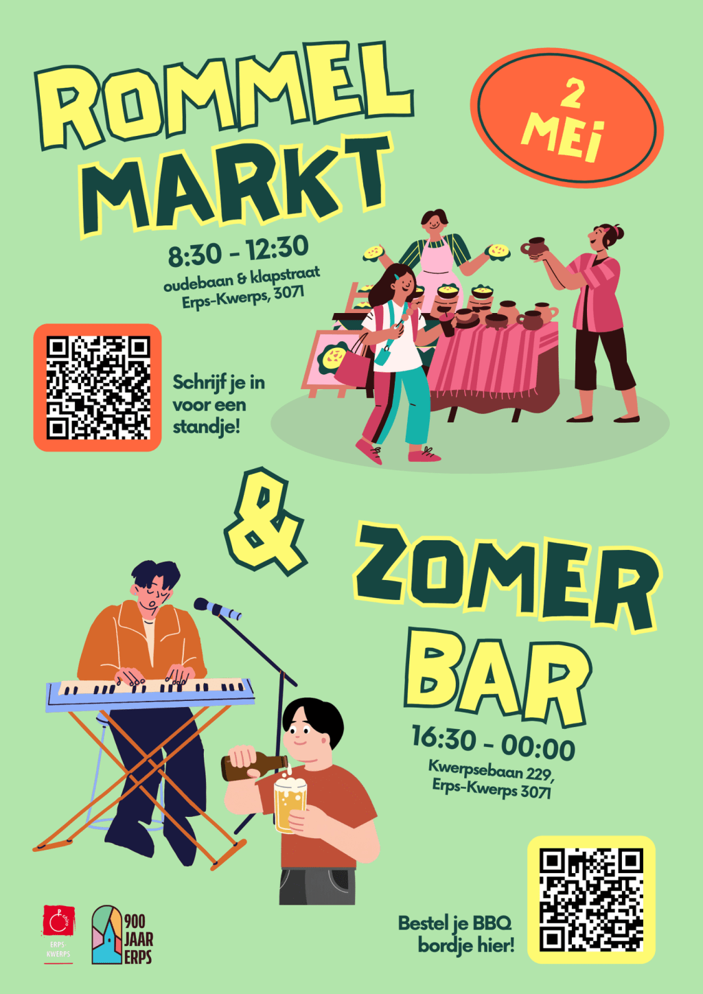 Rommelmarkt & zomerbar